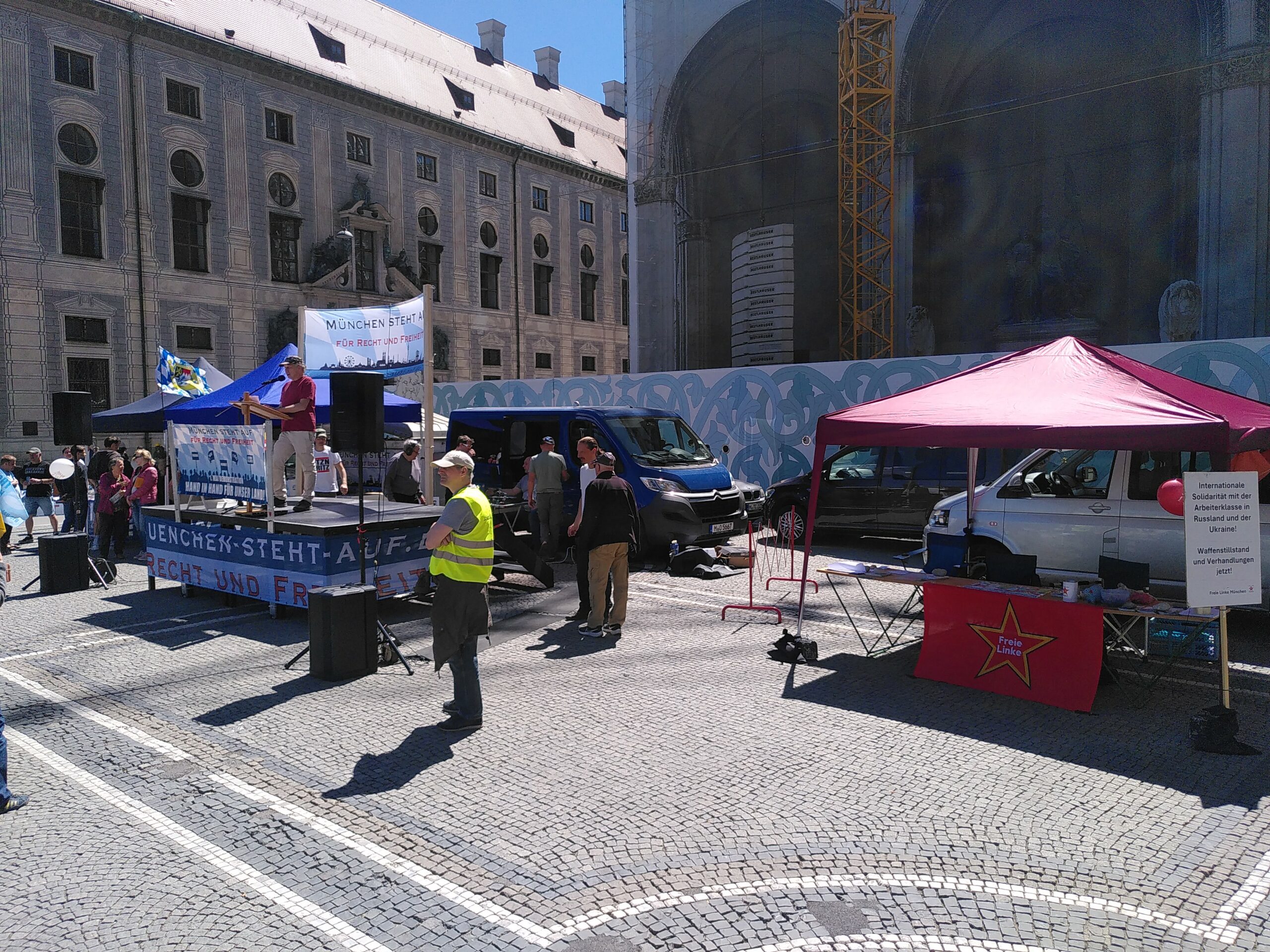 Rede zur 1. Mai Kundgebung am Odeonsplatz